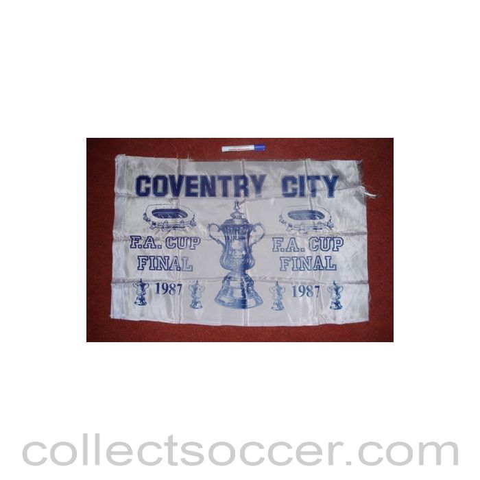 1987 - Coventry City FA Cup Final 1987 flag