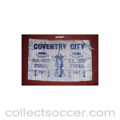 1987 - Coventry City FA Cup Final 1987 flag