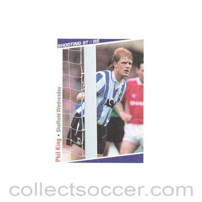 Phil King Sheffield Wednesday Shooting Stars Card