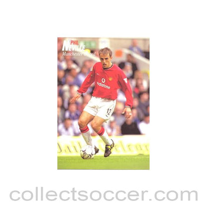 Manchester United - Phil Neville unofficial Thai produced colour postcard