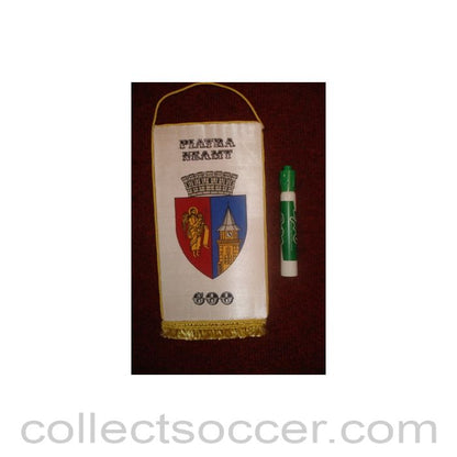 Piatra Neamt, Romania middle size Pennant once property of the football referee Neil Midgley
