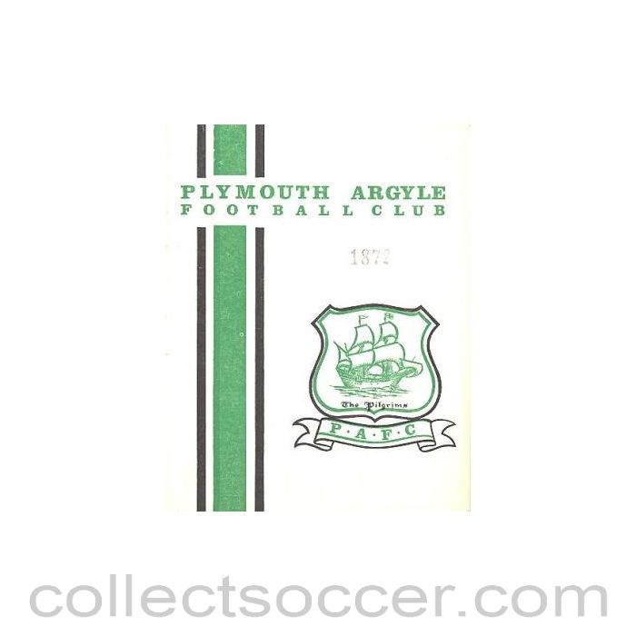 1968 - Plymouth Argile v Norwich City official programme 10/01/1968