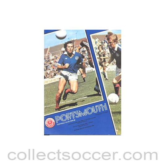 1980 - Portsmouth v Chelsea Football programme 04/08/1980