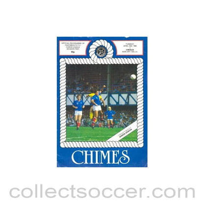 1984 - Portsmouth vChelsea official programme 24/04/1984