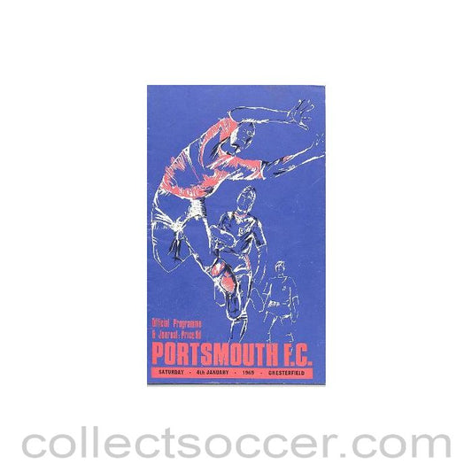 1969 - Portsmouth v Chesterfield official programme 04/01/1969