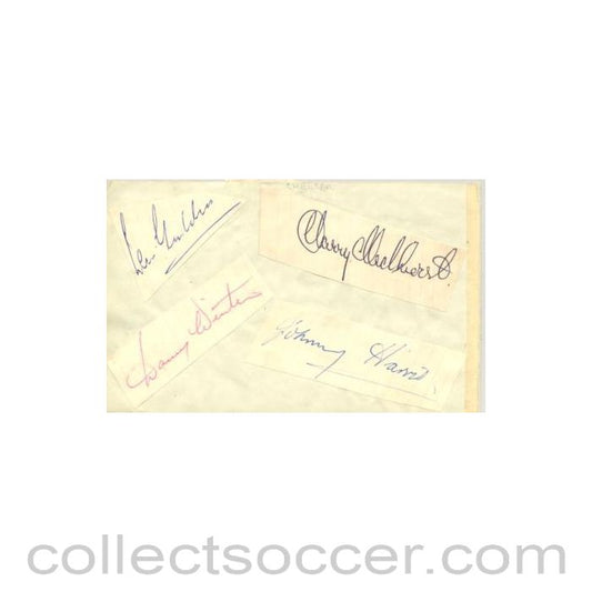 Portsmouth and Chelsea Autographs