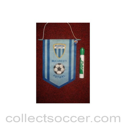 Progresul Vulkan, Bucurest, Rumania Pennant once property of the football referee Neil Midgley