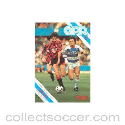 1987 - Queen's Park Rangers v Chelsea official programme 18/04/1987