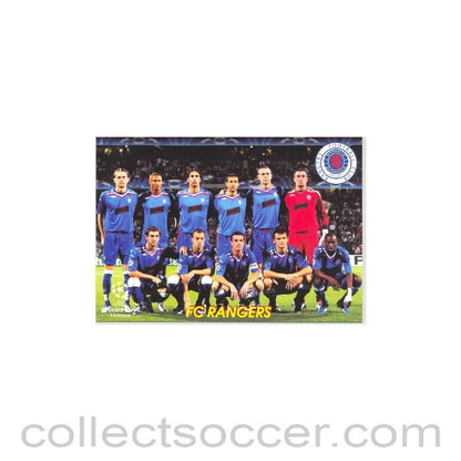 Glasgow Rangers FC Russian produced postcard