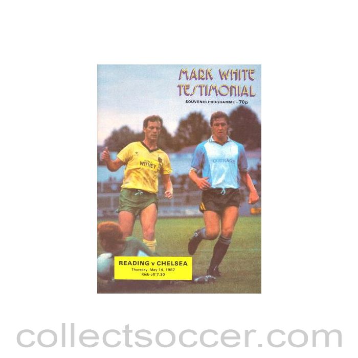 1987 - Reading vChelsea official programme 14/05/1987
