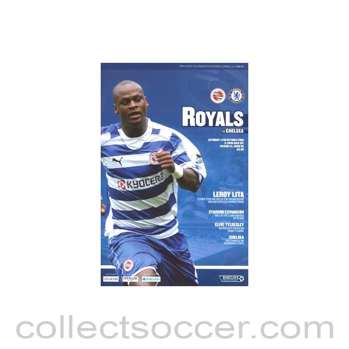 2006 - Reading vChelsea official programme 14/10/2006