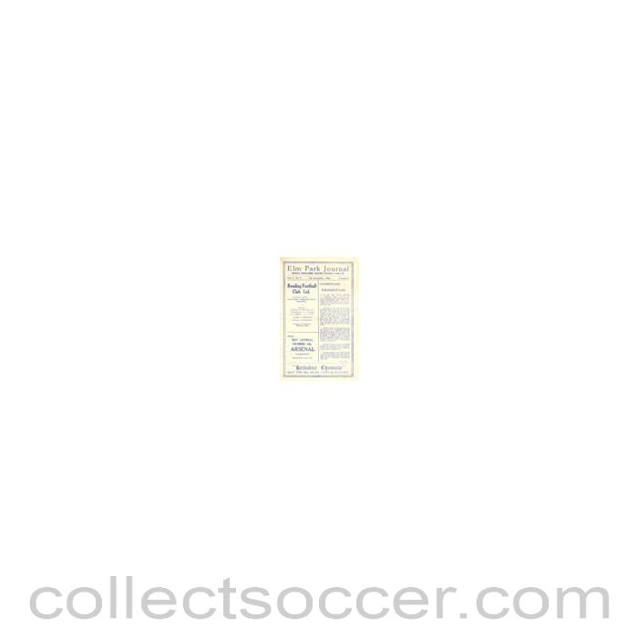 1946 - Reading v Norwich City official programme 07/12/1946