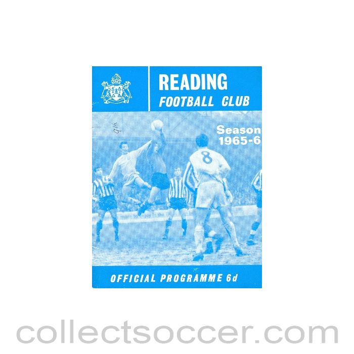 1966 - Reading v Swindon Town official programme 02/04/1966