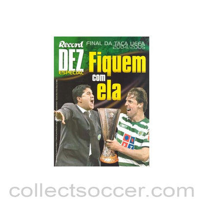 2005 - Record - Portuguese newspaper supplement covering the 2005 UEFA Cup Final