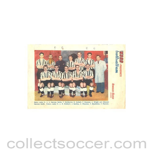 Newcastle United colour team photograph - Rekord Magazine