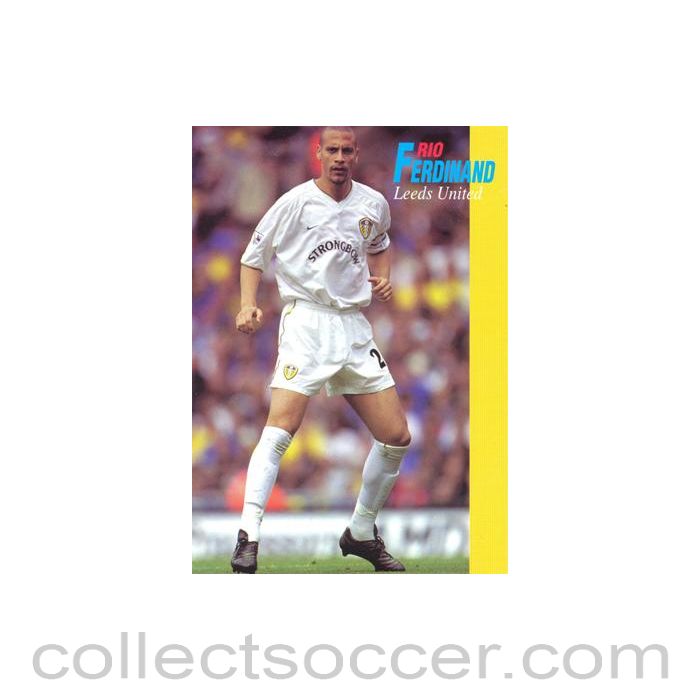 Leeds United - Rio Ferdinand unofficial Thai produced colour postcard