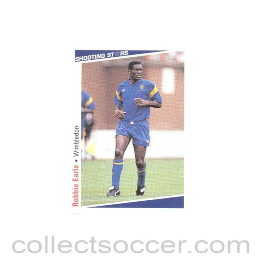 Robbie Earle Wimbledon Shooting Stars Card