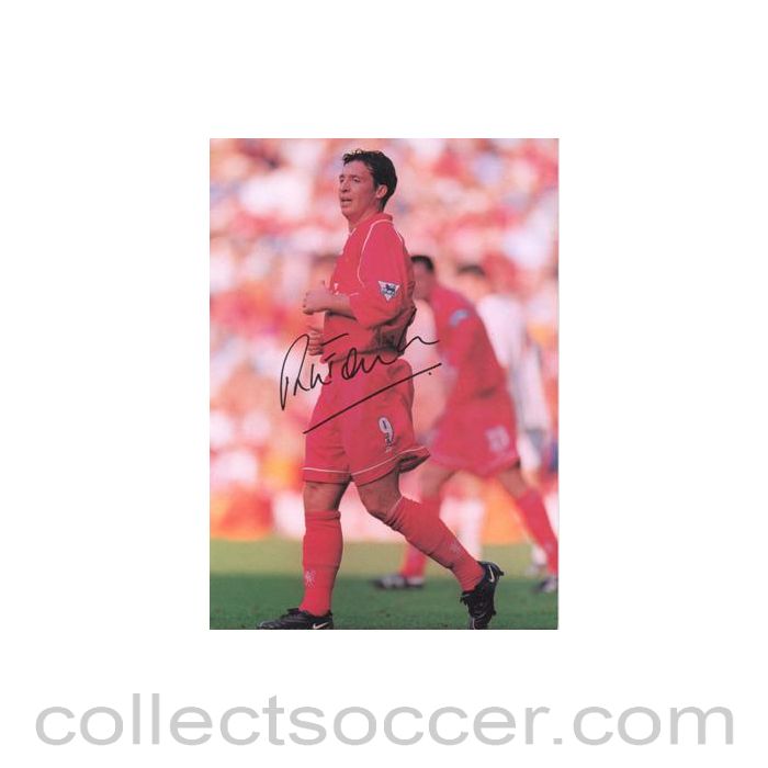 Robbie Fowler not-originally signed photograph
