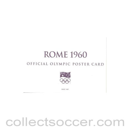 1960 - Rome 1960 Official Olympic Poster Card