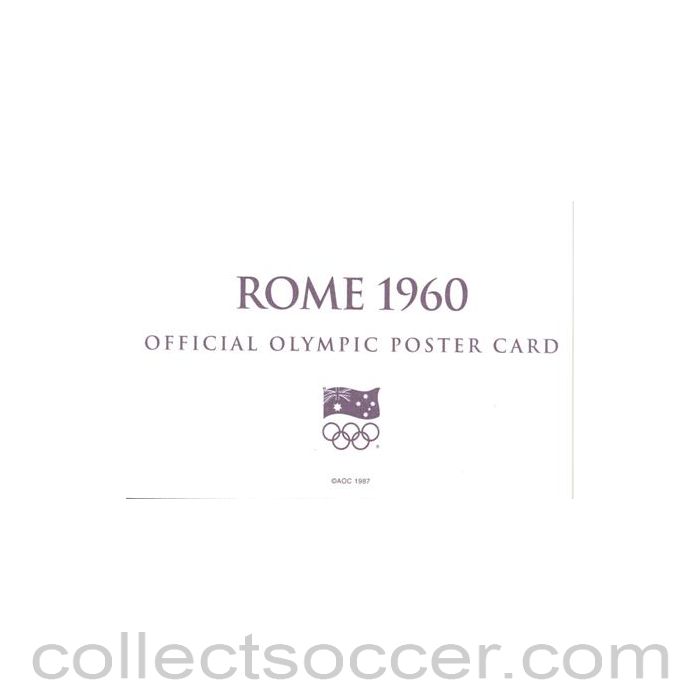 1960 - Rome 1960 Official Olympic Poster Card