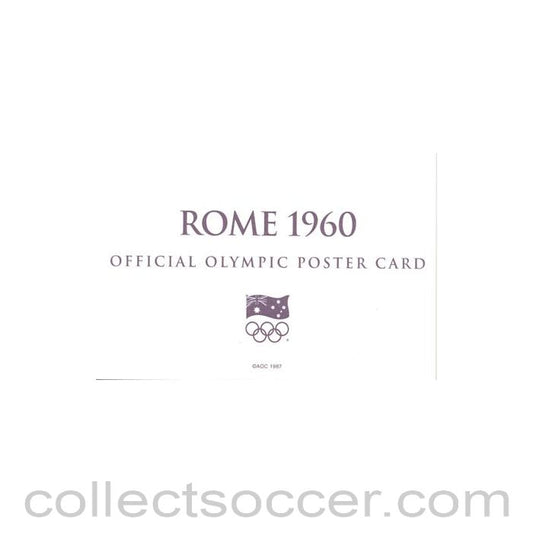 1960 - Rome 1960 Official Olympic Poster Card