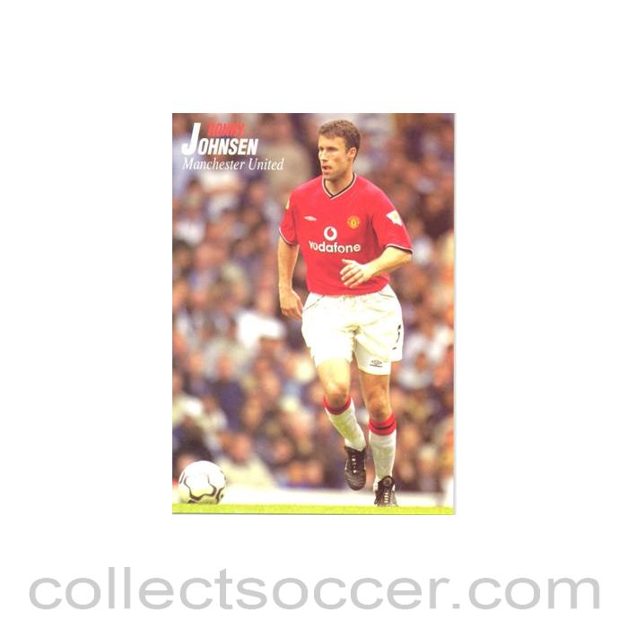 Manchester United - Ronny Johnsen unofficial Thai produced colour postcard