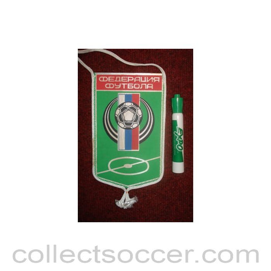 Russian Football Federation Pennant once property of the football referee Neil Midgley