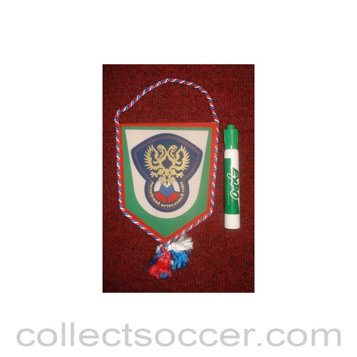 The Russian Football Association Pennant once property of the football referee Neil Midgley