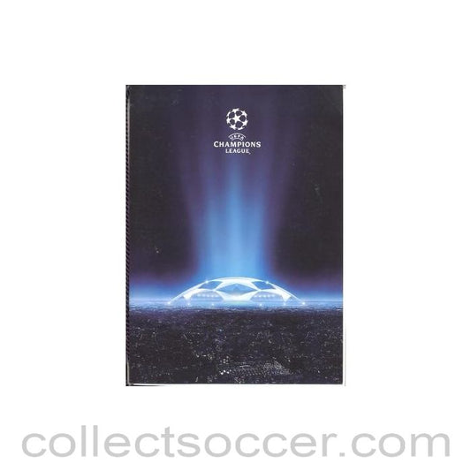 2007 - Schalke 04 v Chelsea menu 06/11/2007