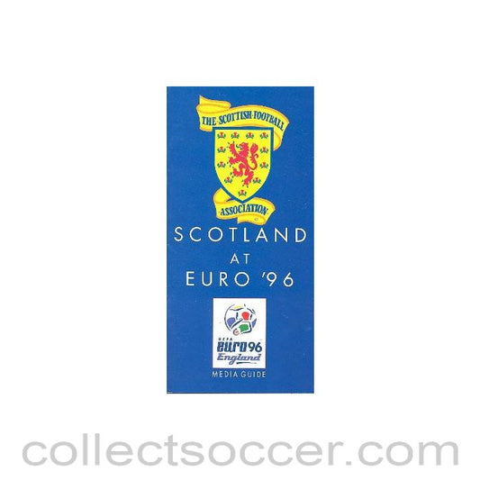 1996 - Euro 1996 in England - Scotland at Euro 96 Media Guide