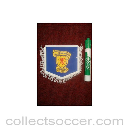 The Scottish Football Association small Pennant once property of the football referee Neil Midgley