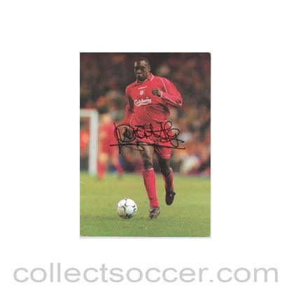 Emille Heskey not-originally signed photograph