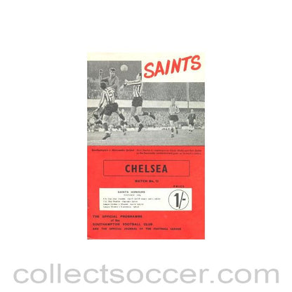 1968 - Southampton vChelsea official programme 06/01/1968