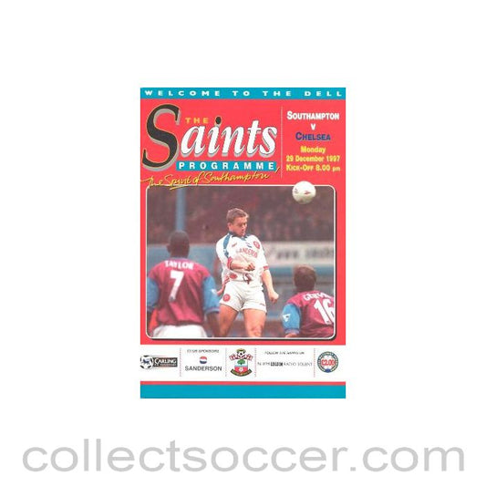 1997 - Southampton vChelsea official programme 29/12/1997