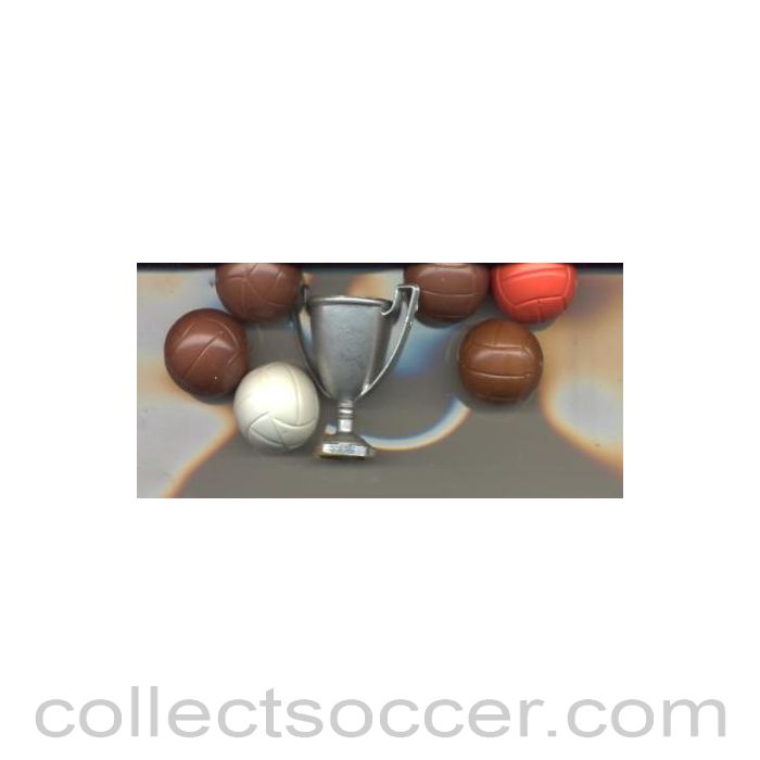 A cup and six footballs Ferraniacolor produced souvenir