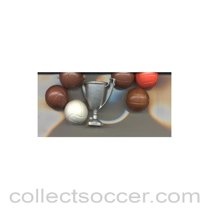 A cup and six footballs Ferraniacolor produced souvenir