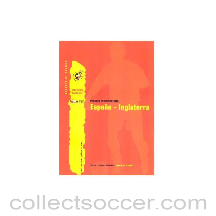 2004 Spain V England 17/11/2004