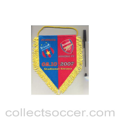 2007 - Steaua v Arsenal 02/10/2007 pennant