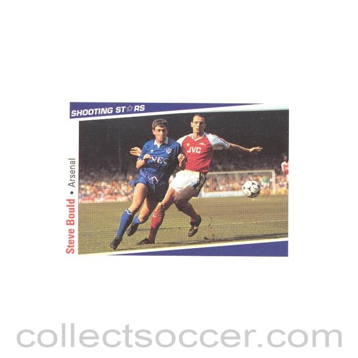 Steve Bould Arsenal Shooting Stars Card