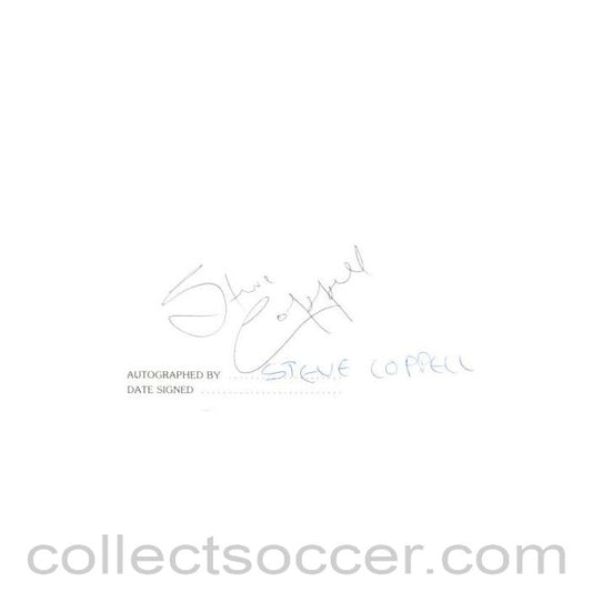 1998 - Original signarure of Steve Coppell, palyer of Manchester United and then captain of Crystal Palace probably of season1998-1999