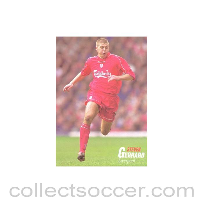 Liverpool - Steven Gerrard unofficial Thai produced colour postcard