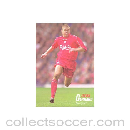 Liverpool - Steven Gerrard unofficial Thai produced colour postcard