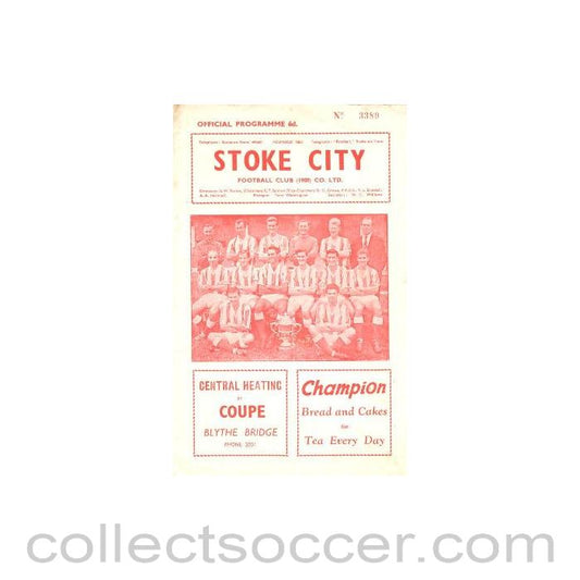 1964 - Stoke City vChelsea official programme 04/03/1964