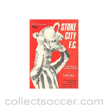 1974 - Stoke City vChelsea official programme 16/10/1974
