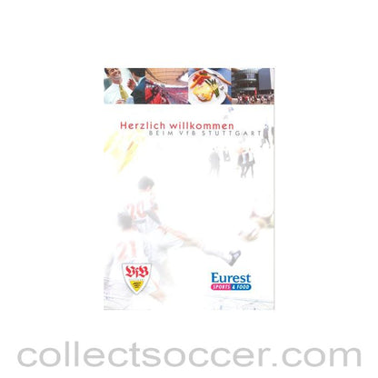 Stuttgart FC menu cover