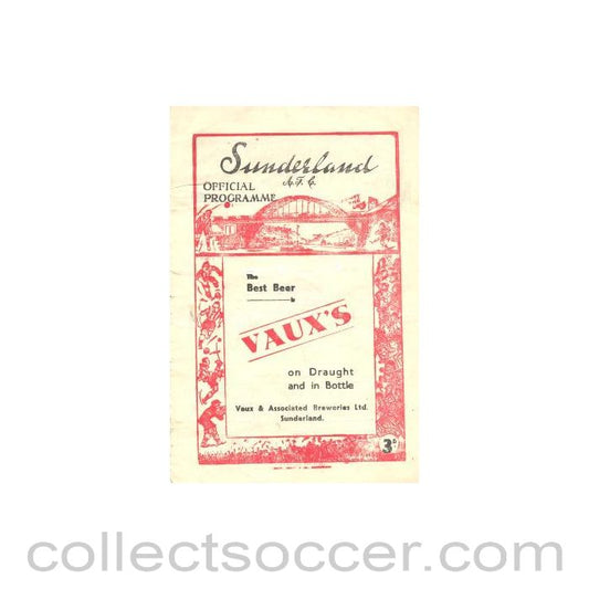 1950 - Sunderland vChelsea official programme 06/05/1950