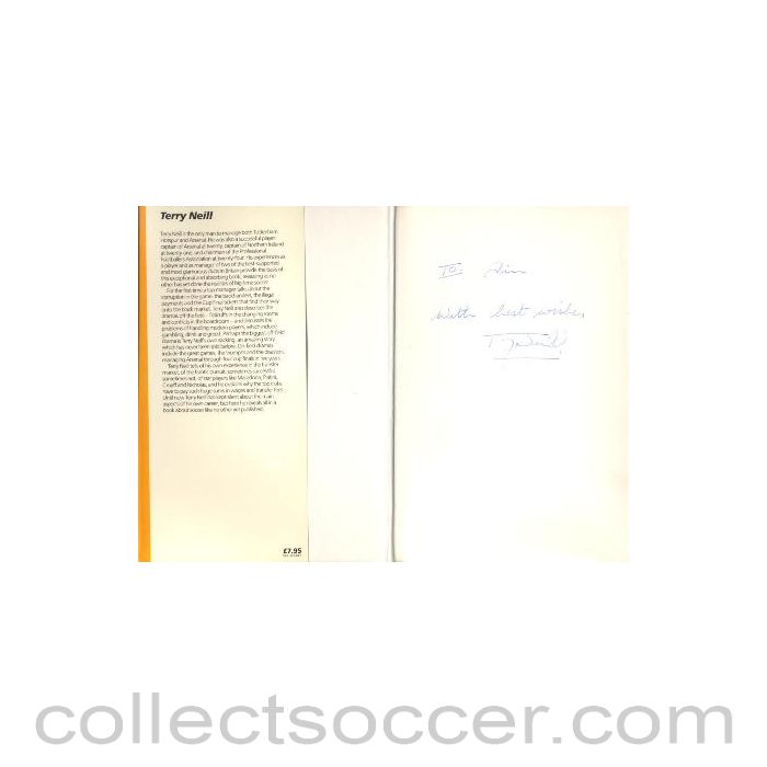 Revelations Of A Football Manager signed by the author book by Terry Neill