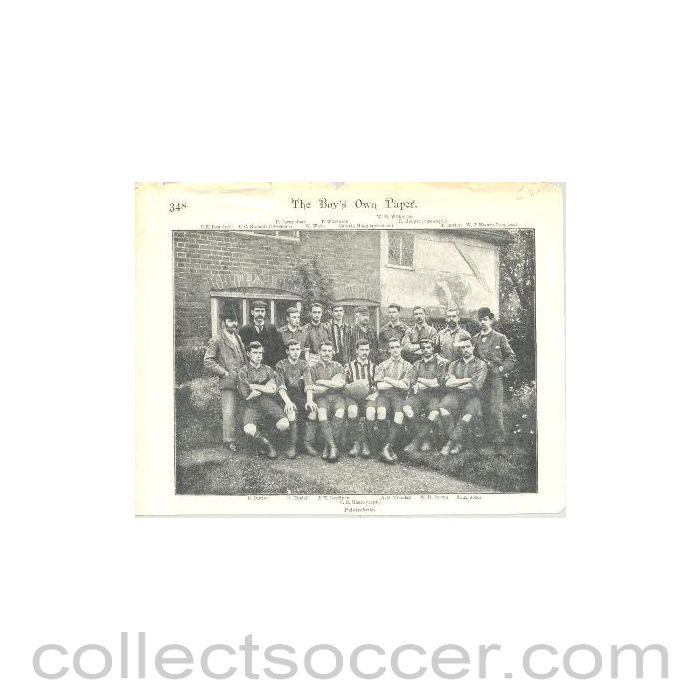 The Boy's Own Paper - Polytechnic Team Photograph