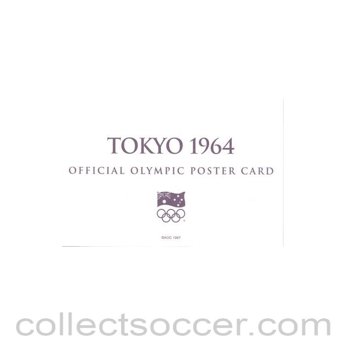 1964 - Tokyo 1964 Official Olympic Poster Card