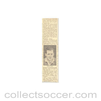Newspaper Cutting - a short article about Tommy Briggs, titled Marksman Briggs